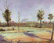 Paul Signac The Road to Gennevilliers oil painting artist